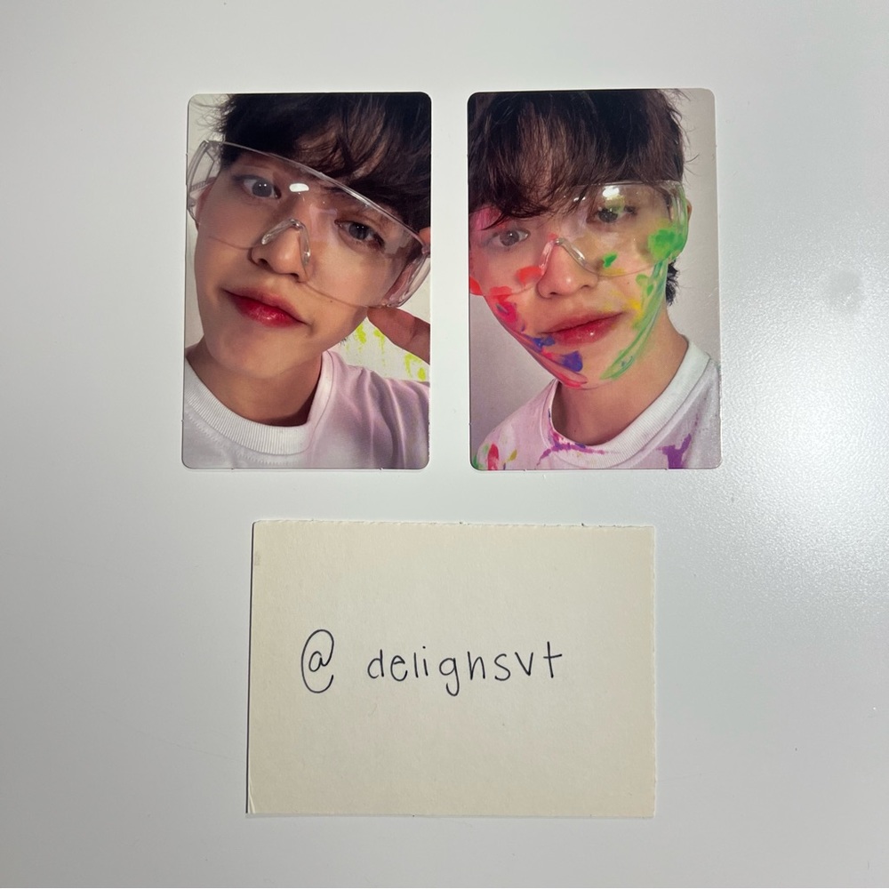 S.coups Face The Sun photocard set